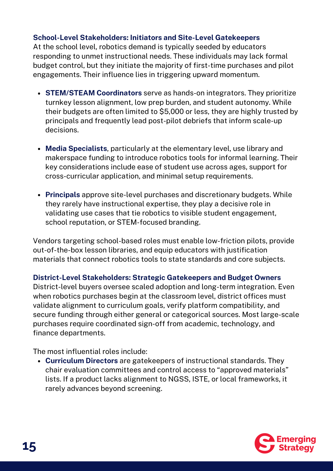 Report - The New Rules of K-12 Robotics: Who Buys, What Matters & Why Vendors Fail