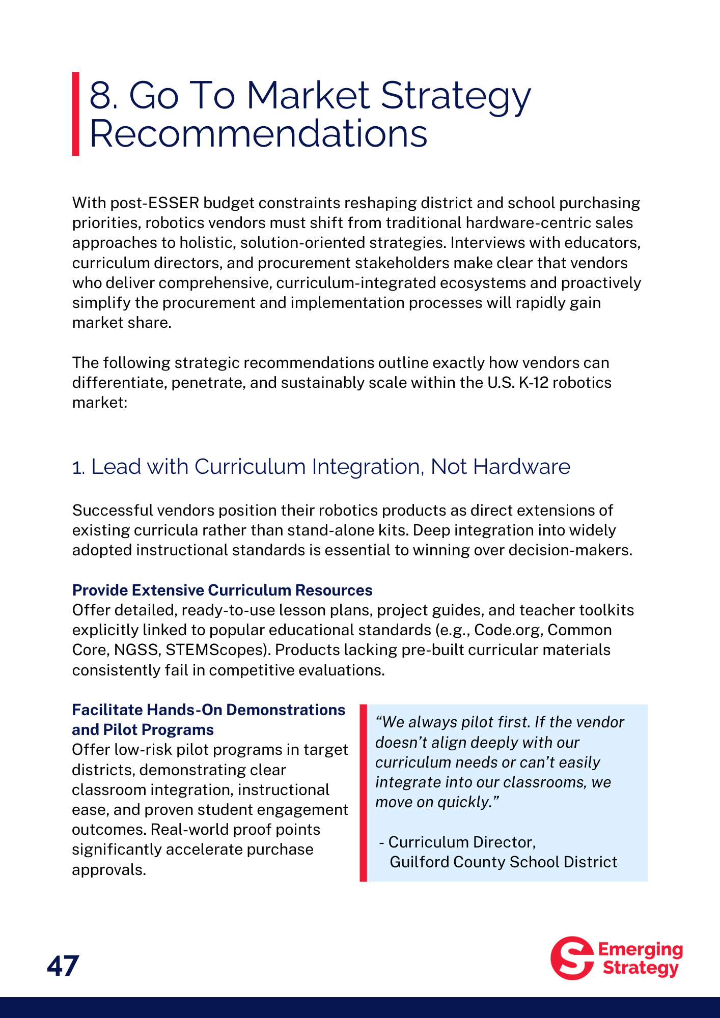 Report - The New Rules of K-12 Robotics: Who Buys, What Matters & Why Vendors Fail