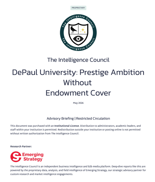 DePaul University: Prestige Ambition Without Endowment Cover