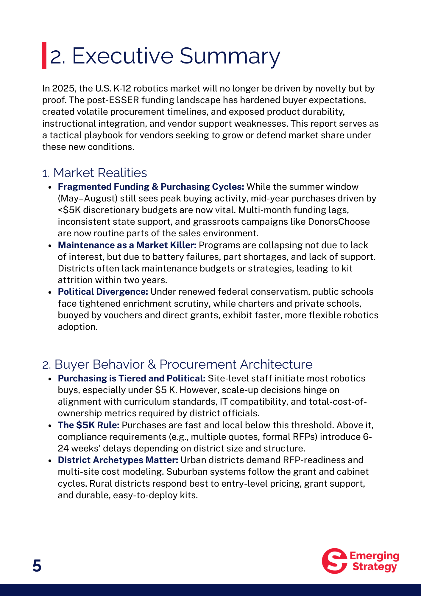 Report - The New Rules of K-12 Robotics: Who Buys, What Matters & Why Vendors Fail