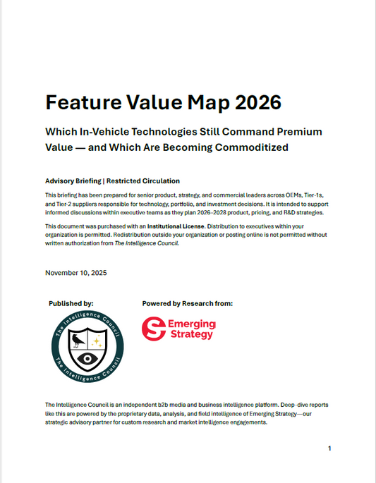Feature Value Map 2026