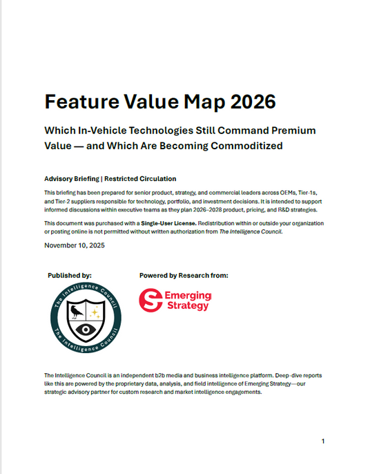 Feature Value Map 2026