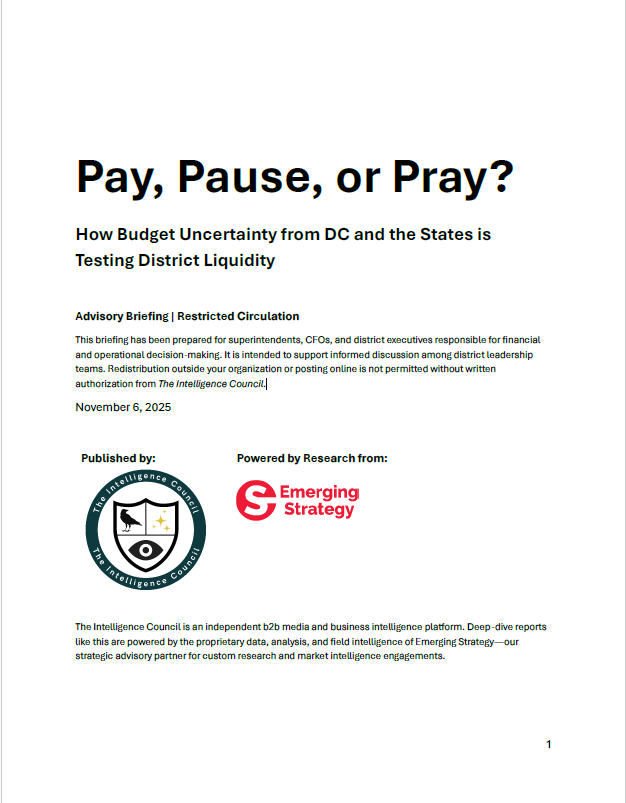 Pay, Pause, or Pray: How Budget Uncertainty from DC and the States is Testing District Liquidity