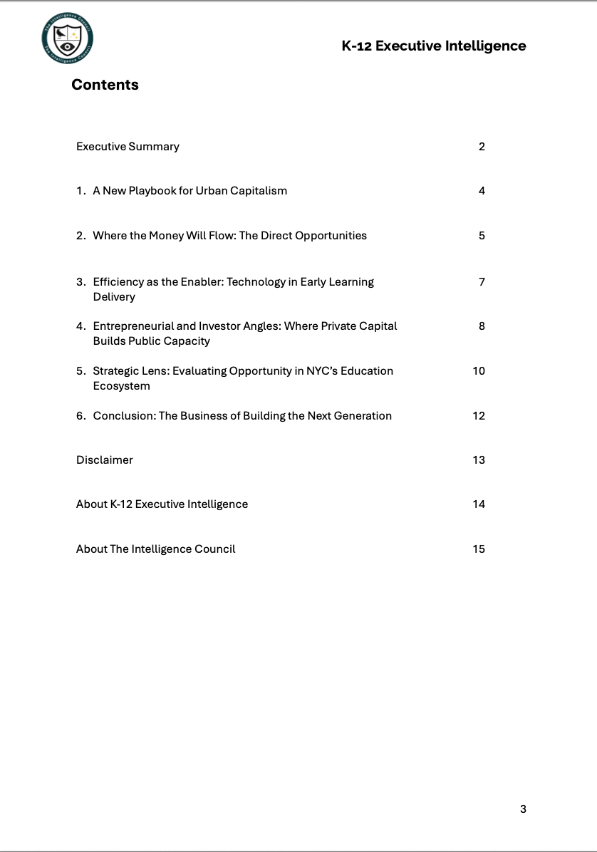 The Mamdani Economy: Childcare and Education